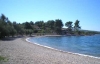 Beach in front of the Villa Mirca