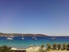 View of sea from balcony